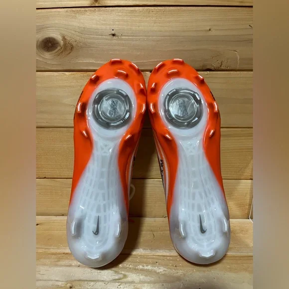 New Nike Air Zoom Vapor Pro 1 Orange White Football Cleats HM8850-103 Mens 8 - Picture 4 of 7